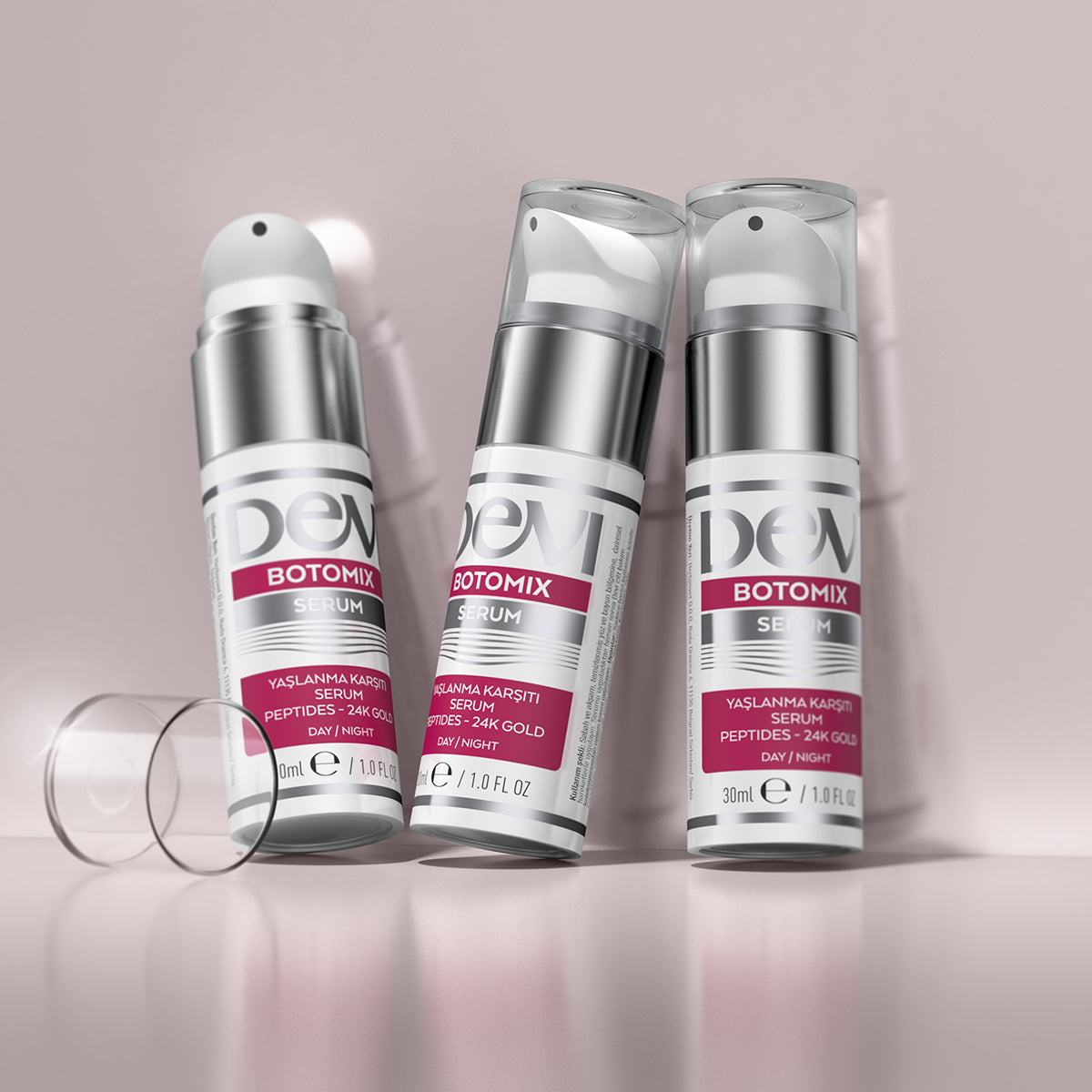 Botomix Serum 30ml Botoks etkili Nemlendirici, Yaşlanma Karşıtı  ve Dolgunlaştırıcı  Serum