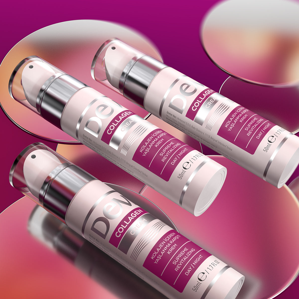 Collagen Cream 50ml Yaşlanma Karşıtı Nemlendirici Kolajen Cilt Bakım Kremi